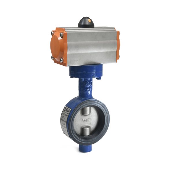 C.I. Butterfly Valve with Pneumatic Actuator